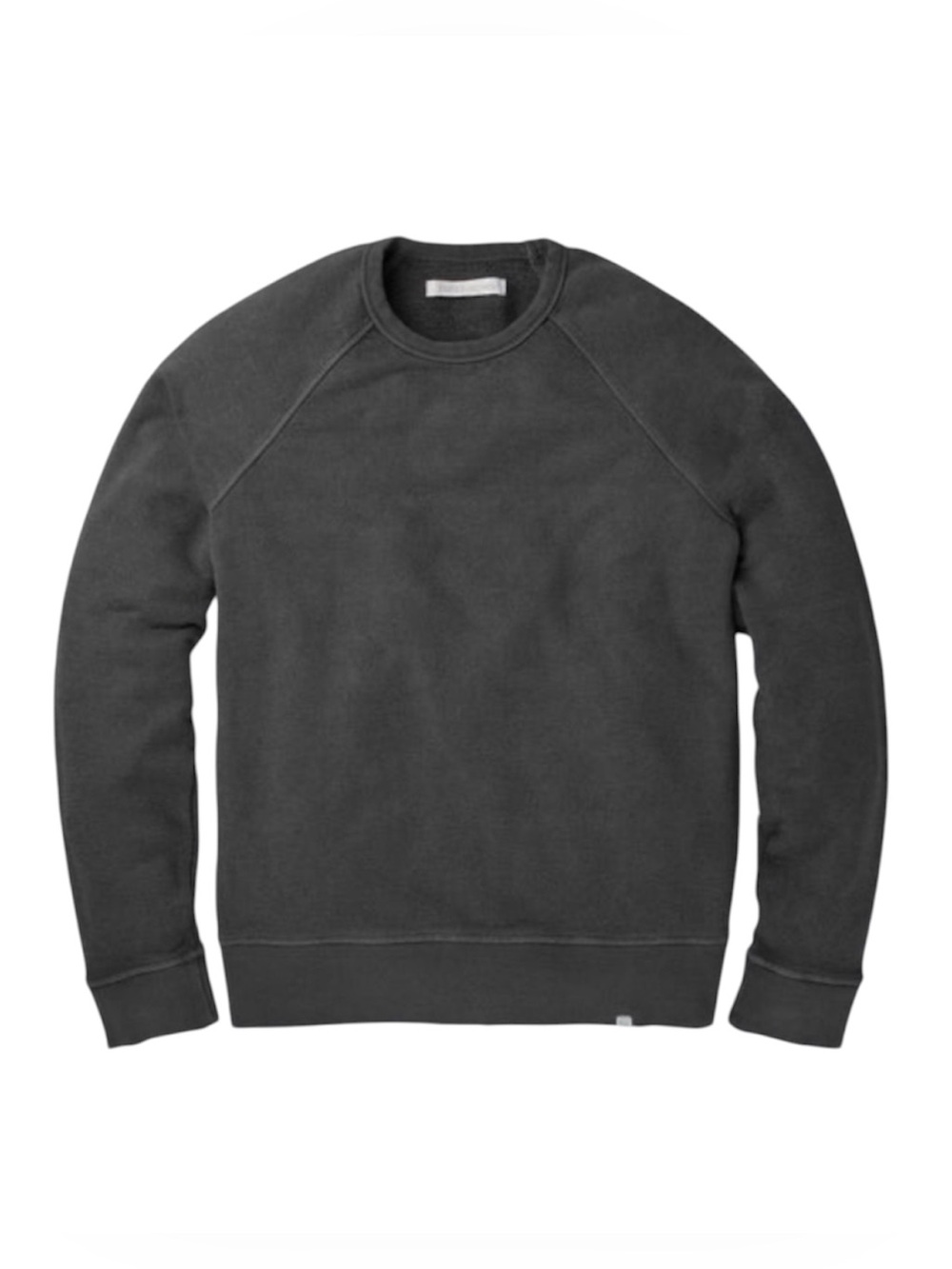 Outerknown Men’s Sur Crew Sweatshirt Faded Black Hemp Organic Cotton Sz L Sport